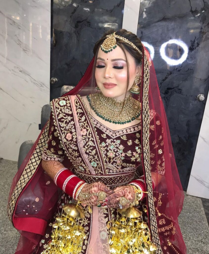 Bridal makeup by best makeup artist in Agra - Glam by Tanishka