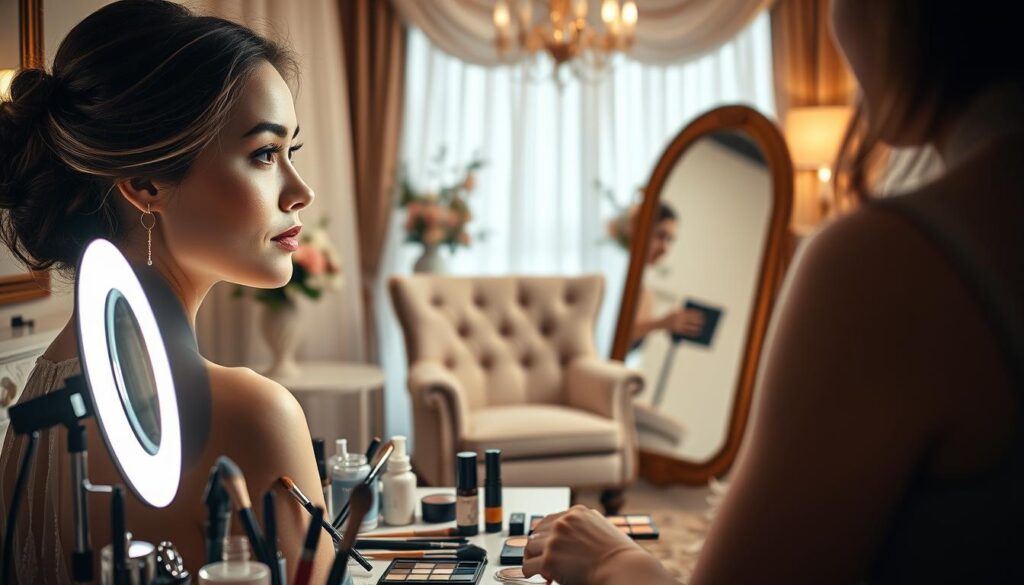 Bridal Makeup Preparation